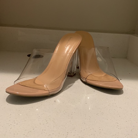 Clear Glass Heels - Picture 3 of 7